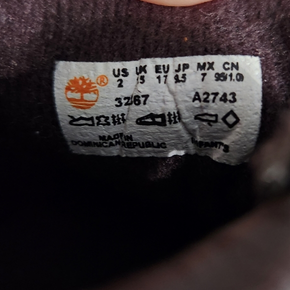 Timberland Baby Size 2 - Picture 3 of 6